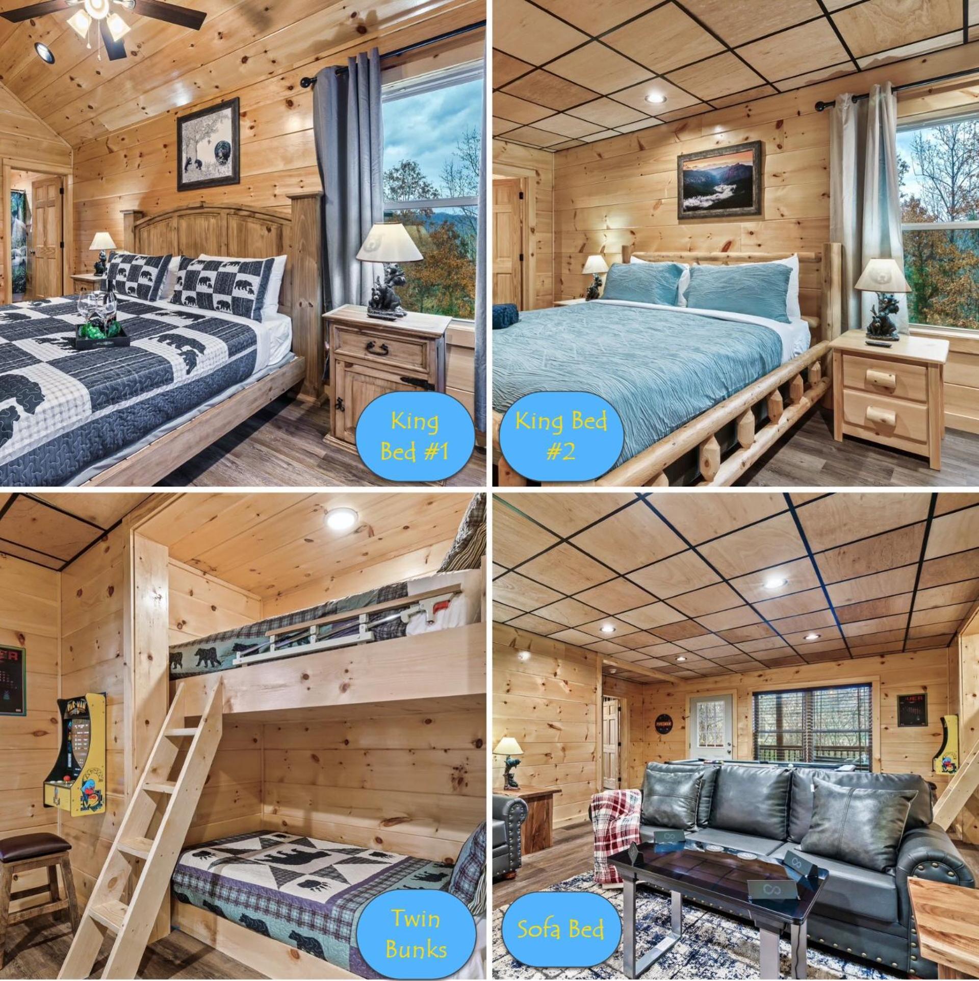 Mountains R Calling, Cozy Hideaway, King Beds, Hot-Tub, Arcade, Ev Ready Пиджен-Фордж Экстерьер фото